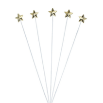 트윙클 스타 별토퍼 세트 5개입 케이크 데코픽, 실버