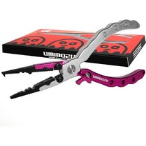 일본수입 바다 민물 낚시 플라이어 낚시줄 낚시바늘제거 빼기 다기능 뺀찌 팬치 니퍼, 7.핑크