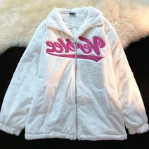 인조퍼자켓 털자켓 페이크퍼 에코퍼 고급 모피 자켓 여성 패치워크 스트릿 커플 코트 겨울 디자인 센스 코튼