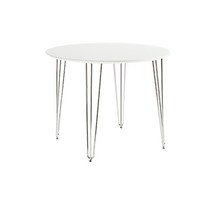 화이트 원형 식탁 테이블 프리츠한센st 블랙 2인 1000, 화이트 원형 테이블 100x100x75cm