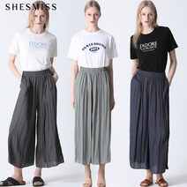 쉬즈미스 링클 밴딩 와이드 팬츠 택가격 168000원