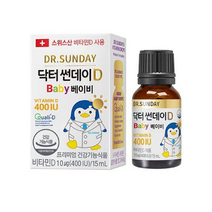 닥터썬데이D 베이비 400IU, 30개, 15ml