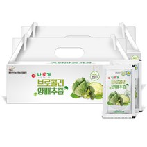 나애게 무안 브로콜리양배추즙 60팩, 60개, 100ml