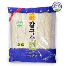 [송학식품] 생칼국수 1kg (약 6인분) _ 칼국수 생면, 1개, cou 1