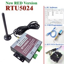 릴레이 자동차릴레이 레드 버전 RTU5024 gsm 릴레이 통화 원격 컨트롤러 게이트 오프너 스위치 USB pc 프, 한개옵션0