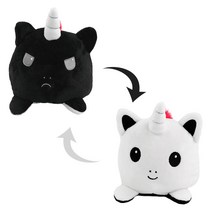 유니콘 애착인형 양면 감정표현 장난감 키덜트 K003 어른장난감 피젯스피너 키덜트샵 키덜트 팝잇 주사위 피규어 키덜트쇼핑몰 퍼즐 파빗 보드 게임, 민트-핑크