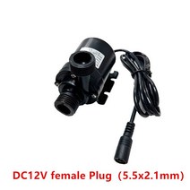 순환 모터 가압 엔진 태양광 브러시리스 800엘 H 5m DC 12V 24V 물 워터 펌프 잠수정, [01] 12V DC 연결or