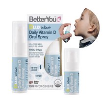 유아 아기 데일리 비타민D 뿌리는구강 스프레이 성장기 3세 4세 5세 휴대용 간편한 입안스프레이 100회, 1개