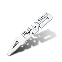 3D 자동차 금속 로고 4x4 스티커 오프로드 차량 4 륜 구동 표준 AWD 스포츠 테일 외관 장식, 02 sliver 4WD
