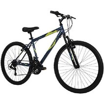 MTB 산악 자전거 Huffy Hardtail Mountain Bike Stone 26인치 21단 경량, 21 속도, 26 인치 휠/17 인치 프레임, 블루