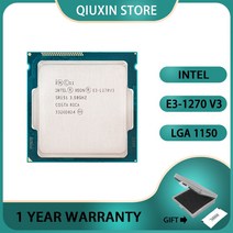 1231V3 인텔 제온 E31270 v3 E3 프로세서 L2 1M L3 8M 80W CPU 3.5 GHz 쿼드 코어 8 스레드 LGA 1150, 한개옵션0