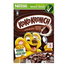１ Box Nestle Koko Krunch Chocolate Wheat Curls Breakfast Cereal - Malaysia Version (330g), 1, 330g