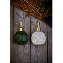 폴리에라드 350ml 노르딕 샴푸 주방세제 욕실 디스펜서 용기 통, 유러피언 그린+유러피언 그린