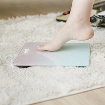 LED 파스텔 인테리어 체중계, 퍼플