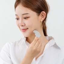스테인리스 괄사 얼굴 마사지 리프팅 게르마늄 뷰티 페이스 롤러 흑요석 로즈쿼츠, 단품, 상세페이지 참조, 상세페이지 참조