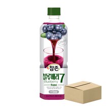 참존 블루베리7 음료베이스 835ml 12개1박스, 단품