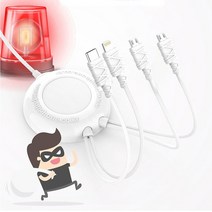 DGM * 다번다 팝폰 업소용 도난방지 멀티케이블 충전기 dgm2_3540 DO77_33, 화이트 TC-41