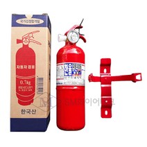 FIC 축압식ABC분말소화기1.5kg 3.3kg 차량용분말소화기0.7kg KFI국가검정품, 1개