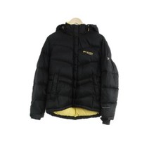 콜롬비아 블랙 체크 구스다운 패딩점퍼 여자 M 9276