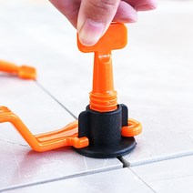 평탄클립 타일평탄 원형 공구 50p 간격맞춤용품 타일레벨러 수평맞춤 시공 틈새조정 레벨링, 1개