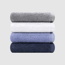 송월타월 향균 세면 타월 180g 40수 코마사, 하늘, 10개