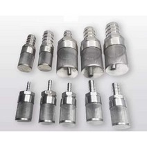 스트레이너 필터 급수관 배관용품 스텐 하단 암 필터, 6mm-24mm