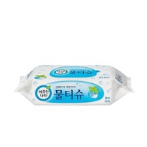 깨끗한나라 페퍼민트 물티슈 리필형, 30매, 1팩