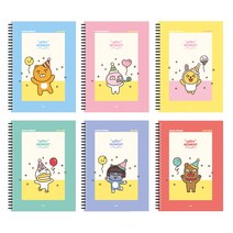 카카오프렌즈 KF 해피모먼트 신학기 스프링노트 1권, 무지