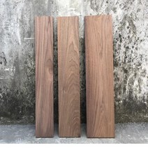 우드슬랩상판 목재 우드 합판 블랙 월넛 나무 블랭크 블록 1 개 과일 피자 커팅 보드 키보드 블랭크목공 카펫, 20x15x2cm