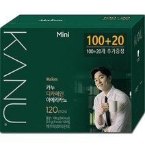 카누 카누 미니 디카페인 아메리카노 100T+20T, 단일옵션