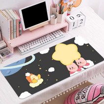 별의커비 캐릭터 장패드 매트 컴퓨터 PC 마우스패드 논슬립 데스크 책상 매트 방꾸미기, ZZ-079 + 570x330mm + 3mm
