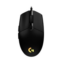 무료배송유선 게이밍 마우스 G102 8000 인치 당 점 6 버튼 USB PC 노트북 온라인 게이머용 미끄럼 방, 03 Black, 한개옵션1