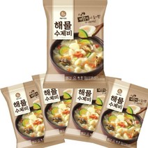 이가자연면 시원한 해물수제비 188.5g x5개, 단품