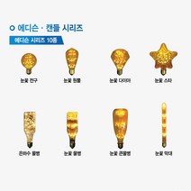 LED램프 전구모음 물병전구 나비형전구 하트전구 눈꽃다마 필라멘트전구 LED에디슨전구 인테리어전구 카페조명 눈꽃전구 토탈싸인 에디슨램프 캔들램프시리즈 인테리어조명 엔틱무드등, 에디슨전구_눈꽃스타