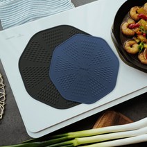 인콕 실리콘 인덕션 보호매트 냄비받침, 1개, 인덕션매트 네이비(소-20cm)