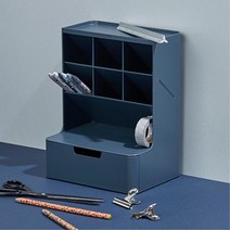 학원 강의실 볼펜 보드마카 수납 정리함 책상꾸미기 서재용품 오거나이저 문구점, 화이트