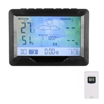 디지털 시계 기온과 최저 기온 일기 예보 시계 다기능 기상계 실외 온도 실내 실외