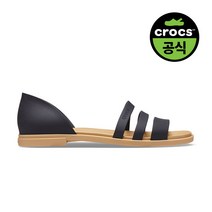 크록스(CROCS) 크록스 여성 TULUM OPEN FLAT W BLK (20SWFT206109)