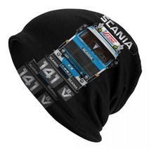스카니아부품 Man Scania Truck 141 V8 비니 모자 생일 선물 패션 상품 보닛, 01 육군 녹색_01 싱글 사이즈
