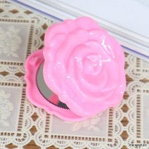 (ABM도매콜) ABM 장미양면손거울 핑크, 상세페이지 참조, 상세페이지 참조