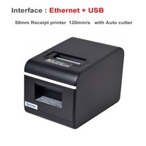 레이저각인기 마킹기 휴대용 인쇄기 금속각인기 마킹기 소형 조각기 레이저 프린터Xp-Q90EC 58mm 자, 03 Ethernet  and USB_01 EU 플러그