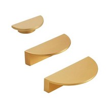 가구손잡이 반달 F222 골드무광, 3) 가구손잡이 반달2구 골드무광 92xp64mm