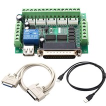 OCESTORE 스테퍼 모터 드라이버 Mach3 +DB25용 5축 CNC 인터페이스 어댑터 브레이크 아웃 보드