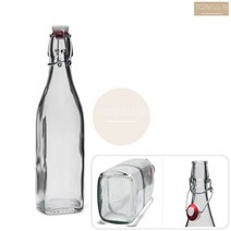 yozmsalim 500ML 스윙 캡 뚜껑 유리 병 이탈리아 레스토랑 물병 업소용 상그리아