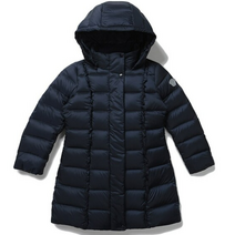 아이더 아이더(EIDER) 키즈 아동 여아용 하프기장 다운자켓 경량소재적용 허리라인 앞판 프릴 디테일 고급외관 등산 스포츠 캠핑 등/하교 JWW20520 STEFANO (스테파노) N4