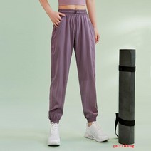 스포츠 바지 여성 여름 얇은 느슨한 스키니 요가 정장 러닝 트레이닝 슈트 레저 높은 허리 피트니스 바지 가을