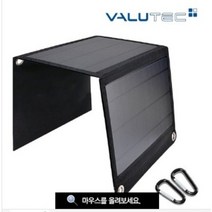 휴대용 태양광충전기 V-SOL-14W 판넬 충전기 벨류텍 인버터 차량용 컴프레샤 점프스타터 파워뱅크 화장품 냉장고 온장고 공기청정기 가습기 무선 충전기 선풍기, V-SOL-60 정격파워 60W