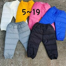 원이가게 아동 유아 주니어 남아 여아 따뜻한 5온스 솜 방수 바지 패딩 바지 5~19호