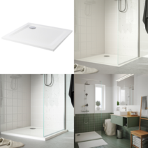 이케아 샤워부스 FOTINGEN 포팅엔 샤워트레이 90x90 cm