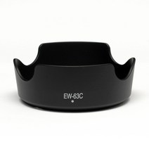 국산 캐논 EW-63C 호환 렌즈후드/18-55mm IS STM 렌즈 후드 - EOS 100D/200D/200DII/700D/750D/760D/800D/850D 번들렌즈용 후드, 블랙, 1개, 1개